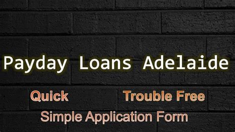 Fast Cash Loans Adelaide